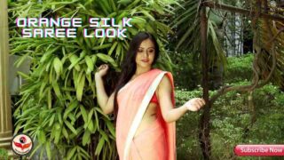 Orange Silk Saree Look MD Entertainment 2021 Hot Video – porn movies